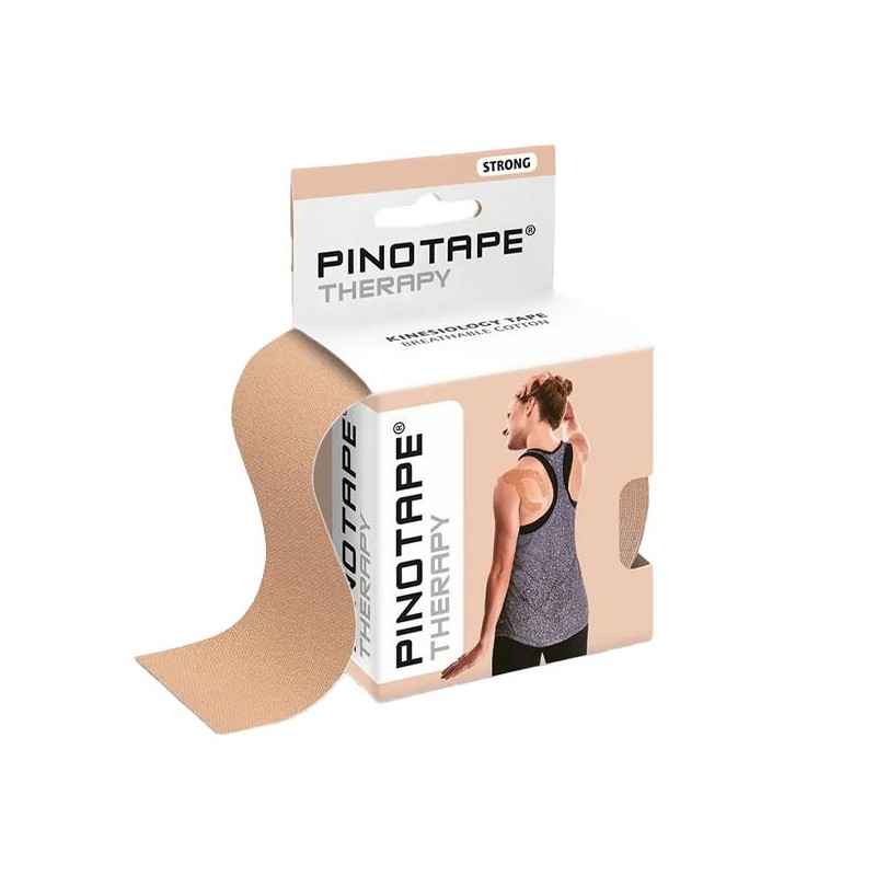 Faixa Bege para Quinesioterapia 5mtx5cm