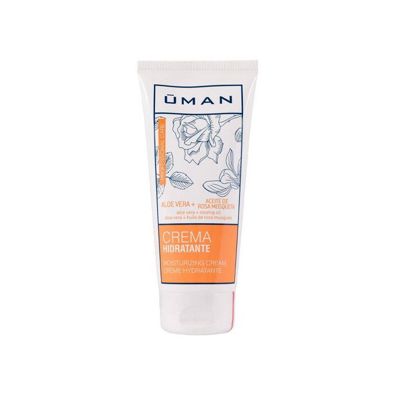 Creme Üman de ação hidratante com Aloé vera + Rosa Mosqueta bisnaga 200ml