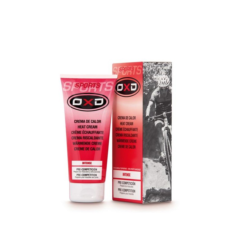 Creme calor intenso OXD pré-treino para preparação muscular bisnaga 100ml