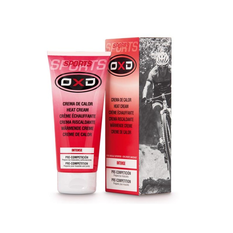 Creme calor intenso OXD pré-treino para preparação muscular bisnaga 200ml
