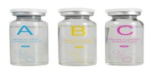 Kit de soluções A+B+C com hidrogénio para hidra-dermabrasão