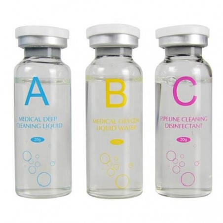 Kit de soluções A+B+C com hidrogénio para hidra-dermabrasão