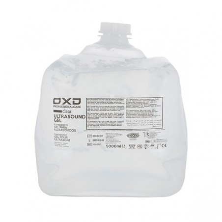 Gel OXD transparente diagnóstico e terapia ultrassons garrafão macio 5L
