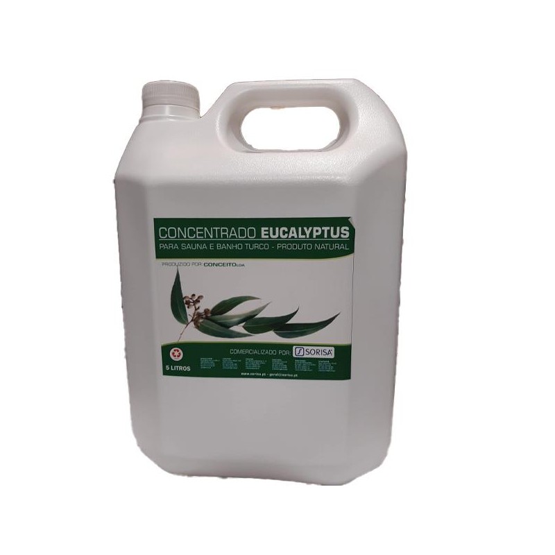 Essência de Eucalipto para sauna e banho turco 5 litros