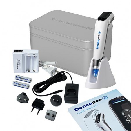 Kit em caixa com caneta dérmica Dermapen 4 para estética