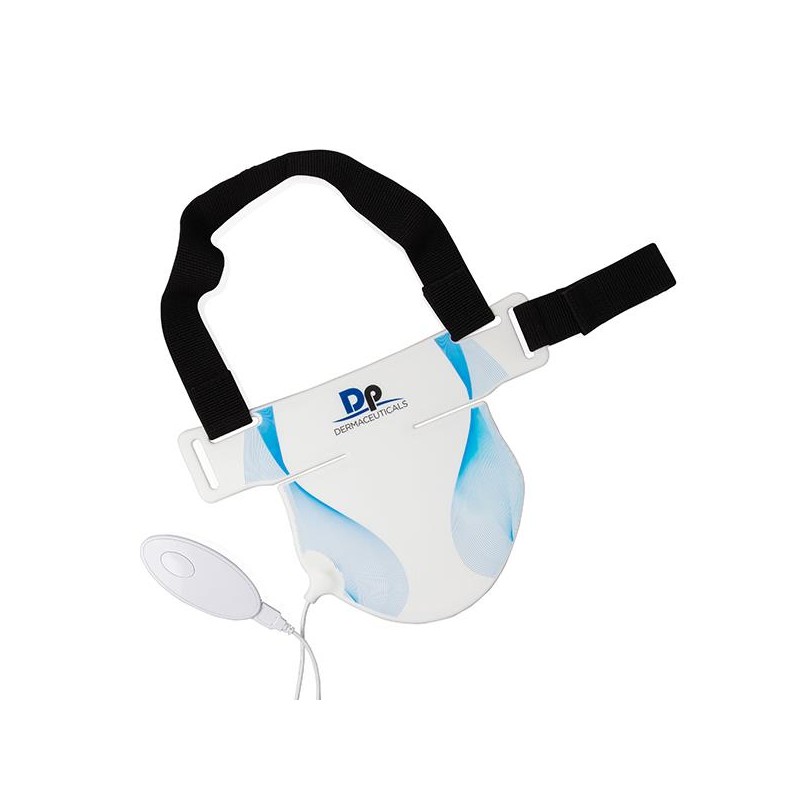 Kit Dermapen de fototerapia com LED e máscara para pescoço e decote