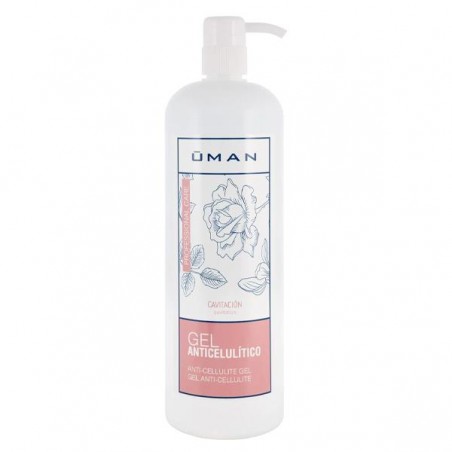 Gel Üman anticelulítico para tratamentos de cavitação garrafa 1L