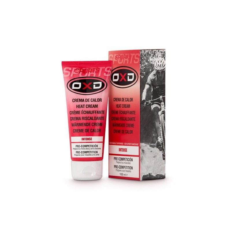 Creme calor intenso OXD pré-treino para preparação muscular bisnaga 100ml